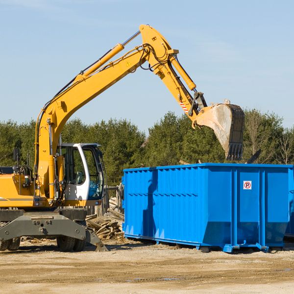 are there any restrictions on where a residential dumpster can be placed in Arden Delaware